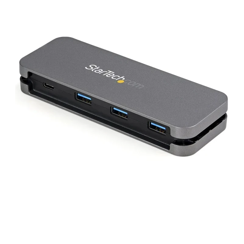 StarTech.com 4 Port USB 3.0 USB Hub, USB Bus Powered, 135 mm Length, 50 mm Width, 20 mm Height HB30CM3A1CB