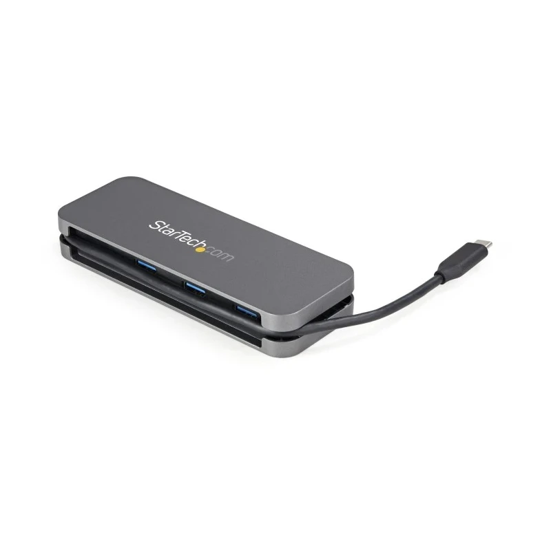 StarTech.com 4 Port USB 3.0 USB Hub, USB Bus Powered, 135 mm Length, 50 mm Width, 20 mm Height HB30CM3A1CB