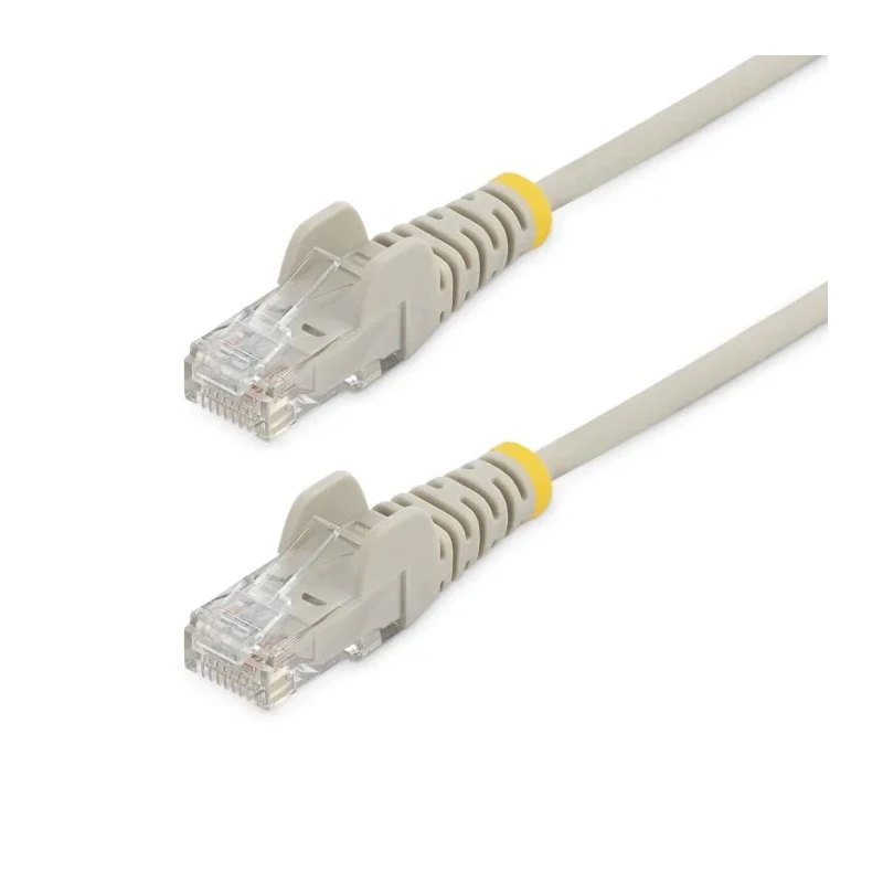 StarTech.com Cat6 Ethernet Cable 4 Core, 2.5 m Length, Unshielded, Snagless, Grey Jacket with Aluminium Hydroxide EVA Sheath 