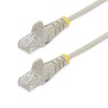 StarTech.com Cat6 Ethernet Cable 4 Core, 2.5 m Length, Unshielded, Snagless, Grey Jacket with Aluminium Hydroxide EVA Sheath