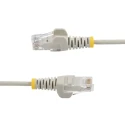 StarTech.com Cat6 Ethernet Cable 4 Core, 2.5 m Length, Unshielded, Snagless, Grey Jacket with Aluminium Hydroxide EVA Sheath 