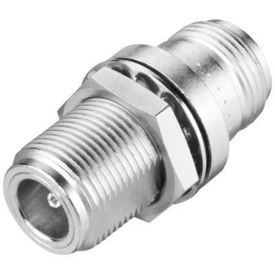 Siemens Connector N-Connector Female/Female Panel Feedthrough 20.7 mm Diameter 38 mm Length 6GK5798-2PP00-2AA6