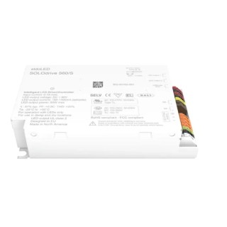 eldoLED 5 Output LED Driver, 2V to 55V, 50W, 1400mA Constant Current DALI2 Dimming Driver SL0561S5
