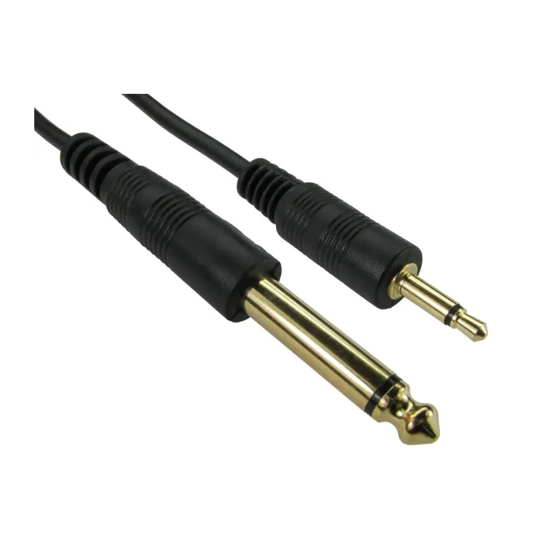 RS PRO Male Male Auxiliary Cable 2 m Polyvinyl Chloride Jacket Black RCA Cable 236-8989