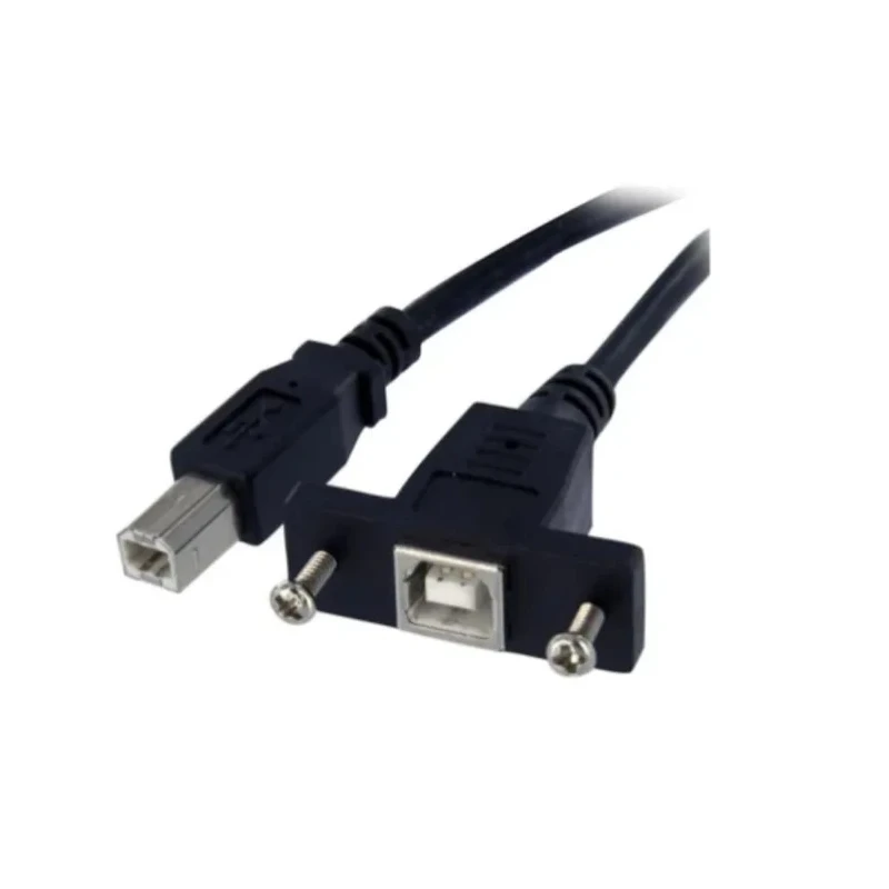 RS PRO IC Socket USB Cable Male USB Type B to Female USB 2.0 300 mm 236-9153