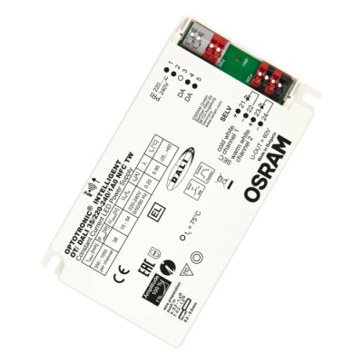 Osram IP20 5 Output Constant Current DALI LED Driver, 15V to 54V, 38W, 1050mA, AC-DC Power 