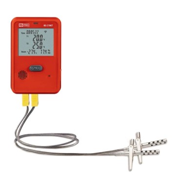 RS PRO K Probe Recording Digital Thermometer, 70 °C Max, ±1°C Accuracy, UKAS Calibrated DT-270KT