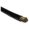 RS PRO DEF STAN Multi-Core Industrial Cable 36 Cores 0.22mm² Unscreened 25 m Black Polyvinyl Chloride Sheath 236-9256