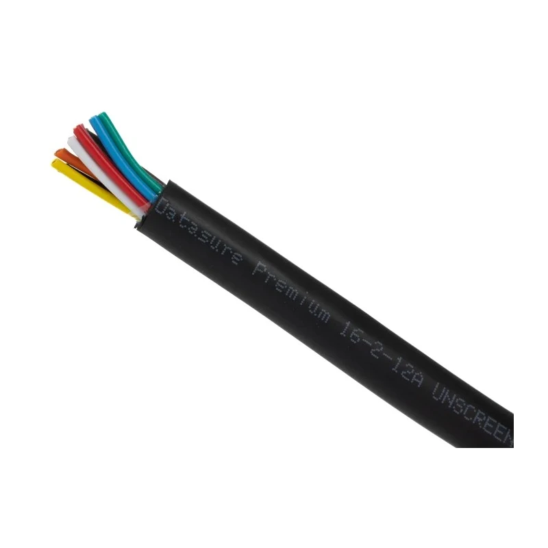 RS PRO DEF STAN Multi-Core Industrial Cable, 12 Cores, 0.5mm², Unscreened, 25 m, Black Polyvinyl Chloride Sheath 236-9220