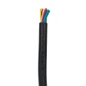 RS PRO DEF STAN Multi-Core Industrial Cable, 12 Cores, 0.5mm², Unscreened, 25 m, Black Polyvinyl Chloride Sheath 236-9220