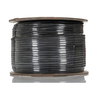 RS PRO DEF STAN Multi-Core Industrial Cable 4 Cores 0.22mm² Screened 100 m Black PVC Sheath 236-9262