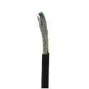 RS PRO DEF STAN Multi-Core Industrial Cable 4 Cores 0.22mm² Screened 100 m Black PVC Sheath 236-9262