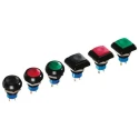 APEM IP Series Push Button Switch Momentary Panel Mount Green Actuator SPST IPC3SAD-3