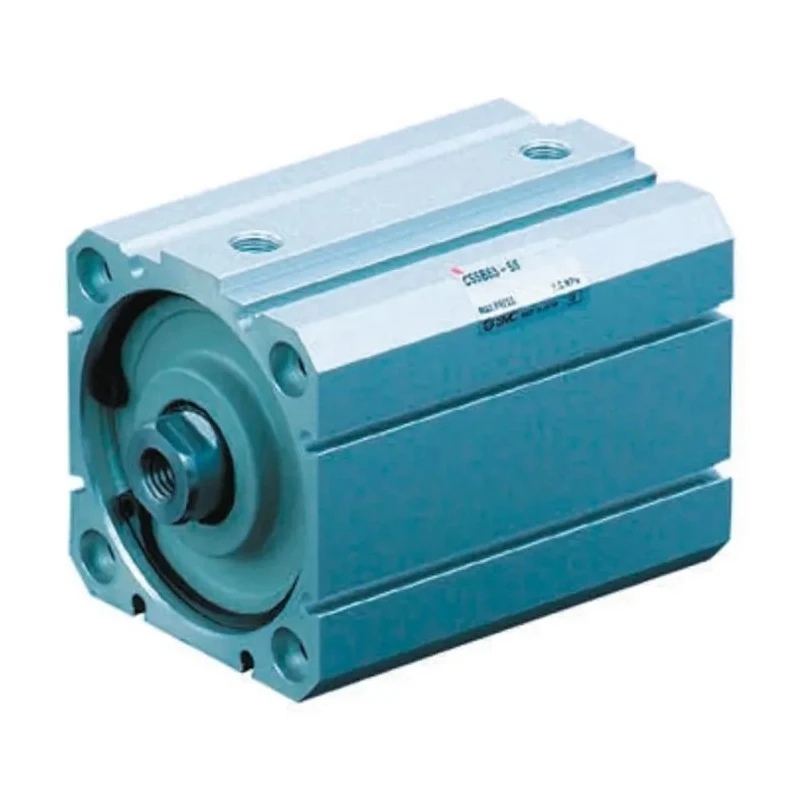 SMC Pneumatic Compact Cylinder 20mm Bore, 100mm Stroke, Aluminium Alloy Body, Double Acting CD55B20-100M