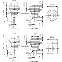 APEM IP Series Panel Mount Momentary Push Button Switch, 13.6 mm Cutout, SPST, IP67, 50 V dc 250 V ac, Model IPR3FAD-6