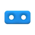 TE Connectivity Heavy Duty Power Connector, Rear Mount, 2 Contacts, Power Versa-Lock 5.0 2325349-2