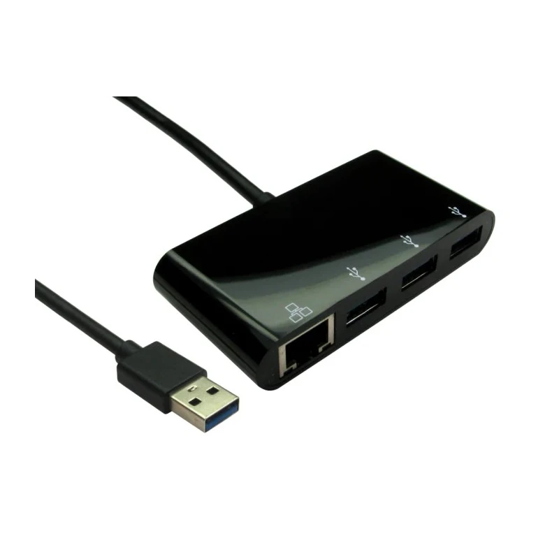 RS PRO USB 3.0 USB Network Adapter Black 236-9160
