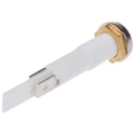 Arcolectric (Bulgin) Ltd 0275 Series Green Panel Mount Indicator, 110V AC, Solder Tab Termination, IP67, Flush C027500NAM