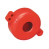 Brady Red 2-Lock Polystyrene Cylinder Valve Lockout with 6.5 mm Shackle Diameter CYLINDER TANK LOCKOUT