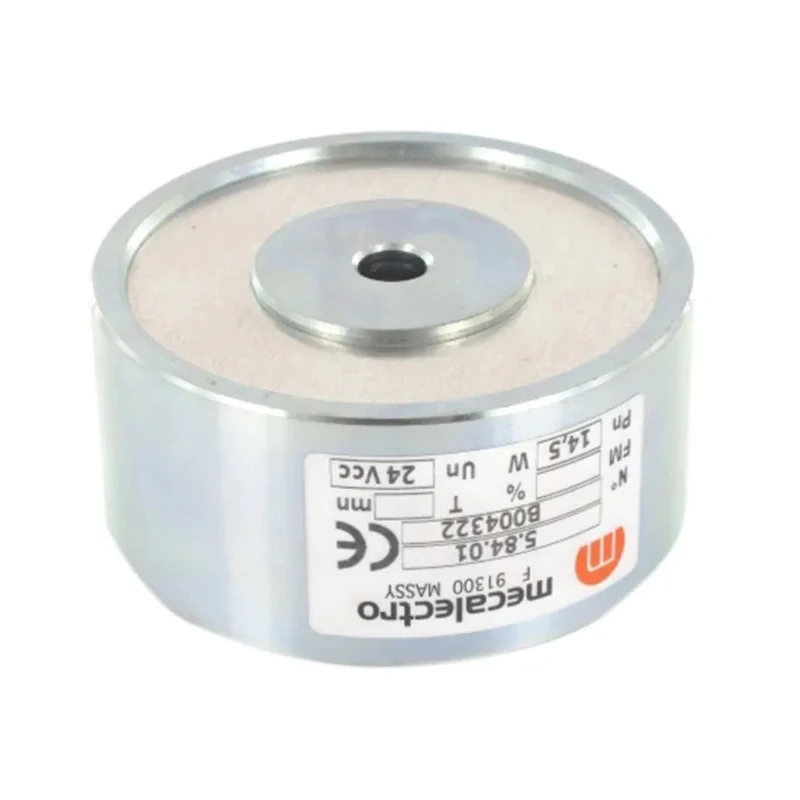 Mecalectro Holding Magnet 2000 N Holding Force 24V DC 5.84.01