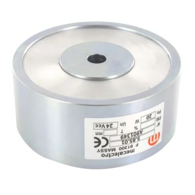 Mecalectro Holding Magnet 2940 N Holding Force 24V DC 5.85.01