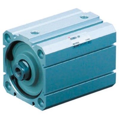 SMC Pneumatic Compact Cylinder 32mm Bore, 40 mm Stroke, Double Acting, Aluminium Alloy Body CD55B32-40