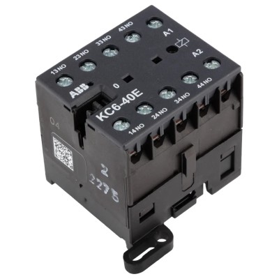 ABB Contactor Relay 12V dc Coil 4-Pole 4 A 690V Control Voltage KC6-40E