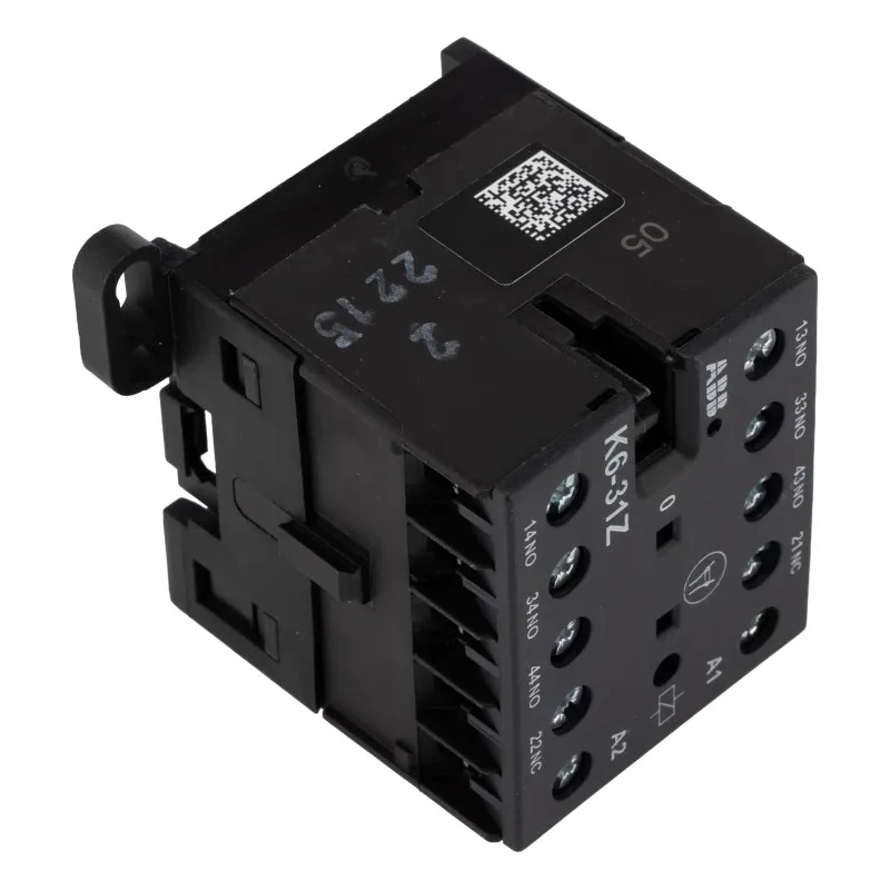 ABB K6-31Z Contactor Relay 127V DC Coil 4-Pole 4 A 690V, 3 NO/1 NC GJH1211001R8314 K6-31Z 110V 40/450HZ