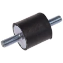 FIBET M8 x 20 mm Anti-Vibration Mount Male to Male Bobbin, Natural Rubber 30 mm OD, 30 mm Height, 64.8 daN 3030VV20-60
