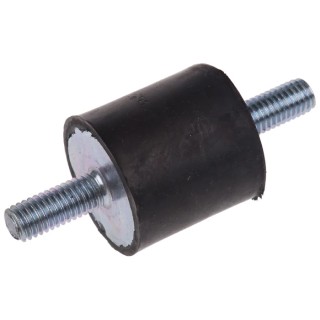 FIBET M8 x 20 mm Anti-Vibration Mount Male to Male Bobbin, Natural Rubber 30 mm OD, 30 mm Height, 64.8 daN 3030VV20-60