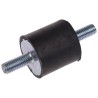 FIBET M8 x 20 mm Anti-Vibration Mount Male to Male Bobbin, Natural Rubber 30 mm OD, 30 mm Height, 64.8 daN 3030VV20-60