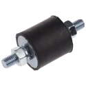 FIBET M8 x 20 mm Anti-Vibration Mount Male to Male Bobbin, Natural Rubber 30 mm OD, 30 mm Height, 64.8 daN 3030VV20-60