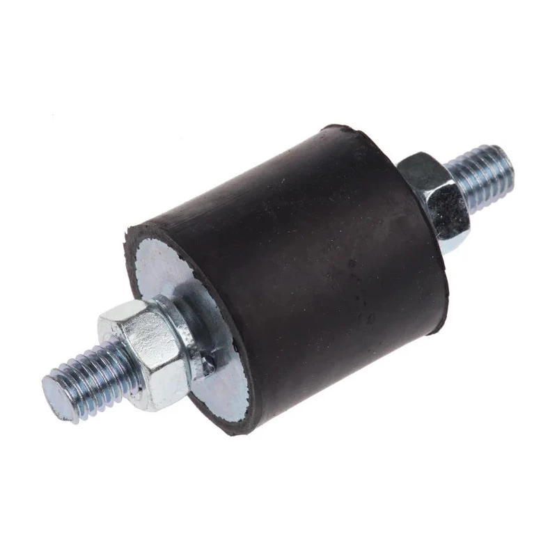 FIBET M8 x 20 mm Anti-Vibration Mount Male to Male Bobbin, Natural Rubber 30 mm OD, 30 mm Height, 64.8 daN 3030VV20-60