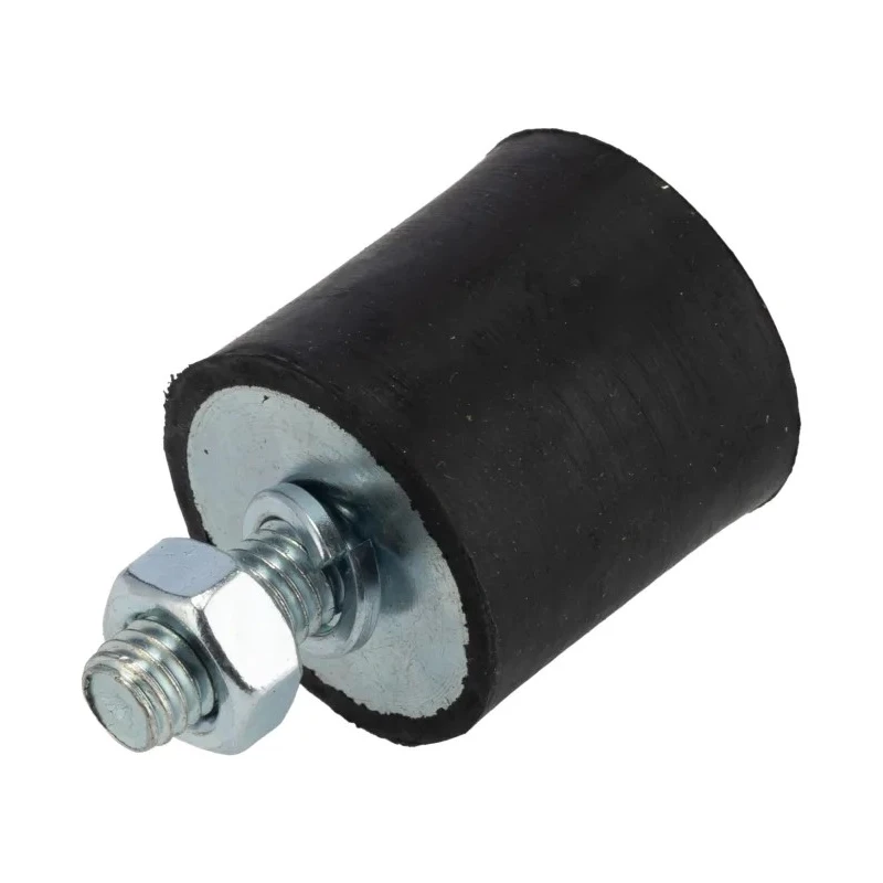 FIBET M8 x 20 mm Anti-Vibration Mount Male to Female Bobbin Zinc Plated Steel Nitrile Rubber 60 IRHD 3030VD20-60