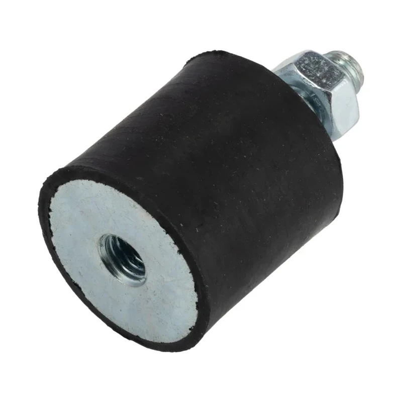 FIBET M8 x 20 mm Anti-Vibration Mount Male to Female Bobbin Zinc Plated Steel Nitrile Rubber 60 IRHD 3030VD20-60