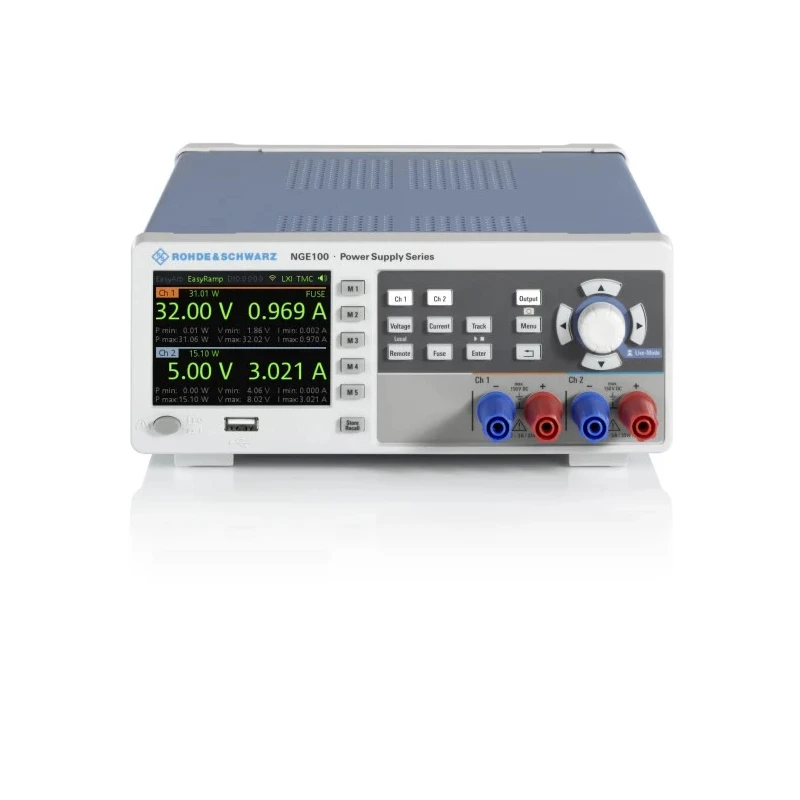 Rohde & Schwarz Digital Bench Power Supply Bundle 3-Output 0 V to 32 V 33.6 W 3 A Max NGE-COM3b