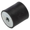 FIBET M8 Anti-Vibration Mount Female to Female Bobbin with 69 daN Compression, 30 mm OD, 30 mm H 3030DD08-60