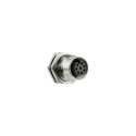 Amphenol Industrial Circular Connector, 5 Contacts, Panel Mount, M12 Connector, Socket, Female, IPx9K SM12A-05PFFS-SF8001