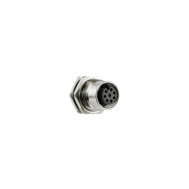 Amphenol Industrial Circular Connector, 5 Contacts, Panel Mount, M12 Connector, Socket, Female, IPx9K SM12A-05PFFS-SF8001
