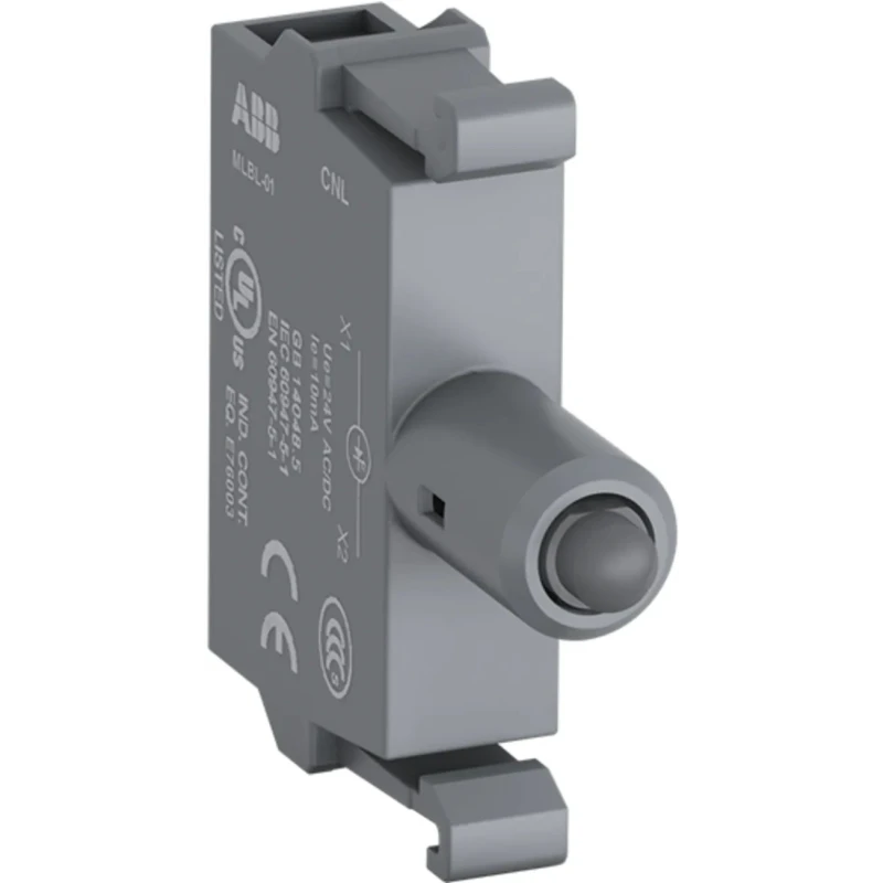 ABB MLBL Series LED Light Block, Blue Illumination, 220V dc, Screw Terminal, 1SFA611621R1064
