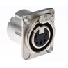 RS PRO Panel XLR Connector, Straight Orientation, 50V Voltage, 7.5A Current, 5 Contacts, Silver over Nickel Plating NC5FD-LX