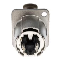 RS PRO Panel XLR Connector, Straight Orientation, 50V Voltage, 7.5A Current, 5 Contacts, Silver over Nickel Plating NC5FD-LX