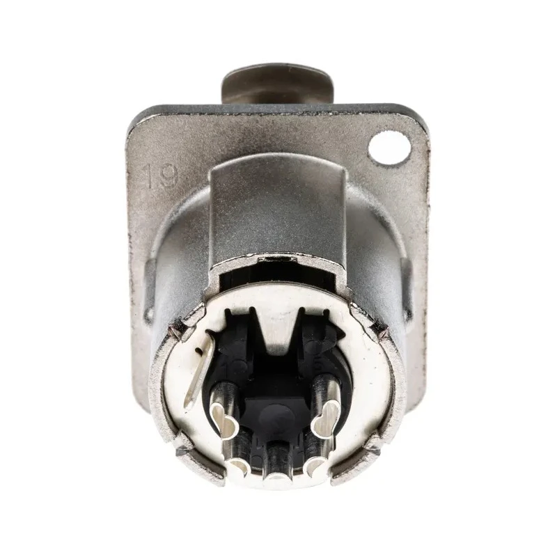 RS PRO Panel XLR Connector, Straight Orientation, 50V Voltage, 7.5A Current, 5 Contacts, Silver over Nickel Plating NC5FD-LX