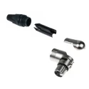 Neutrik Cable XLR Connector Right Angle 3 Way Female Silver Plating 50V NC3FRX