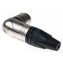 Neutrik Cable XLR Connector Right Angle 3 Way Female Silver Plating 50V NC3FRX