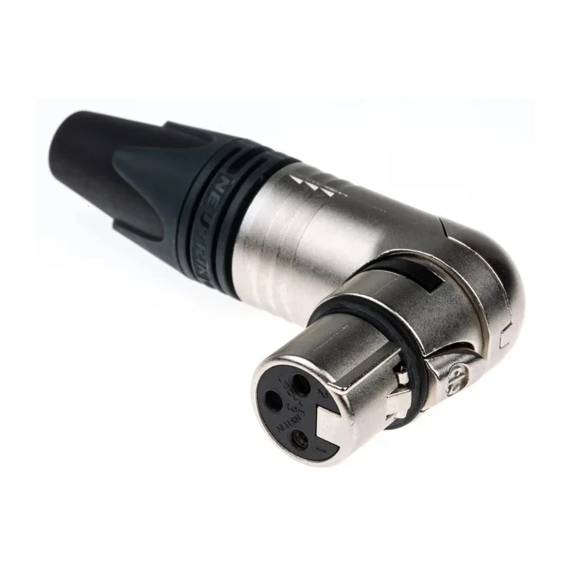 Neutrik Cable XLR Connector Right Angle 3 Way Female Silver Plating 50V NC3FRX