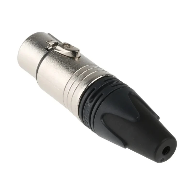 Neutrik Cable XLR Connector Straight 50V Female 6 Way Silver over Nickel Plating NC6FXX