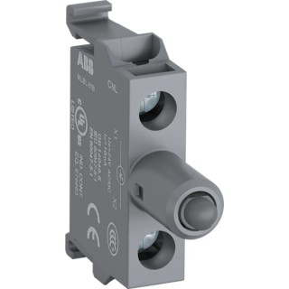 ABB MLBL Series LED Light Block, White Illumination, 60 V AC/DC, Screw Terminal, 40x10x40 mm 1SFA611621R2035