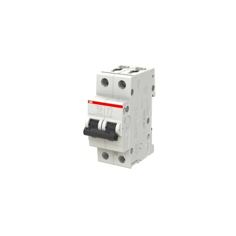 ABB System Pro M Compact S200 Miniature Circuit Breaker, 1-Pole, 25A, Type K, 400V AC, 6 kA Breaking Capacity 2CDS251103R0517