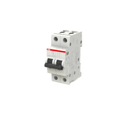 ABB System Pro M Compact S200 Miniature Circuit Breaker, 2-Pole, 3A, Type Z, 400V AC, 125V 2CDS252001R0318 S202 Z 3A - 10 KA